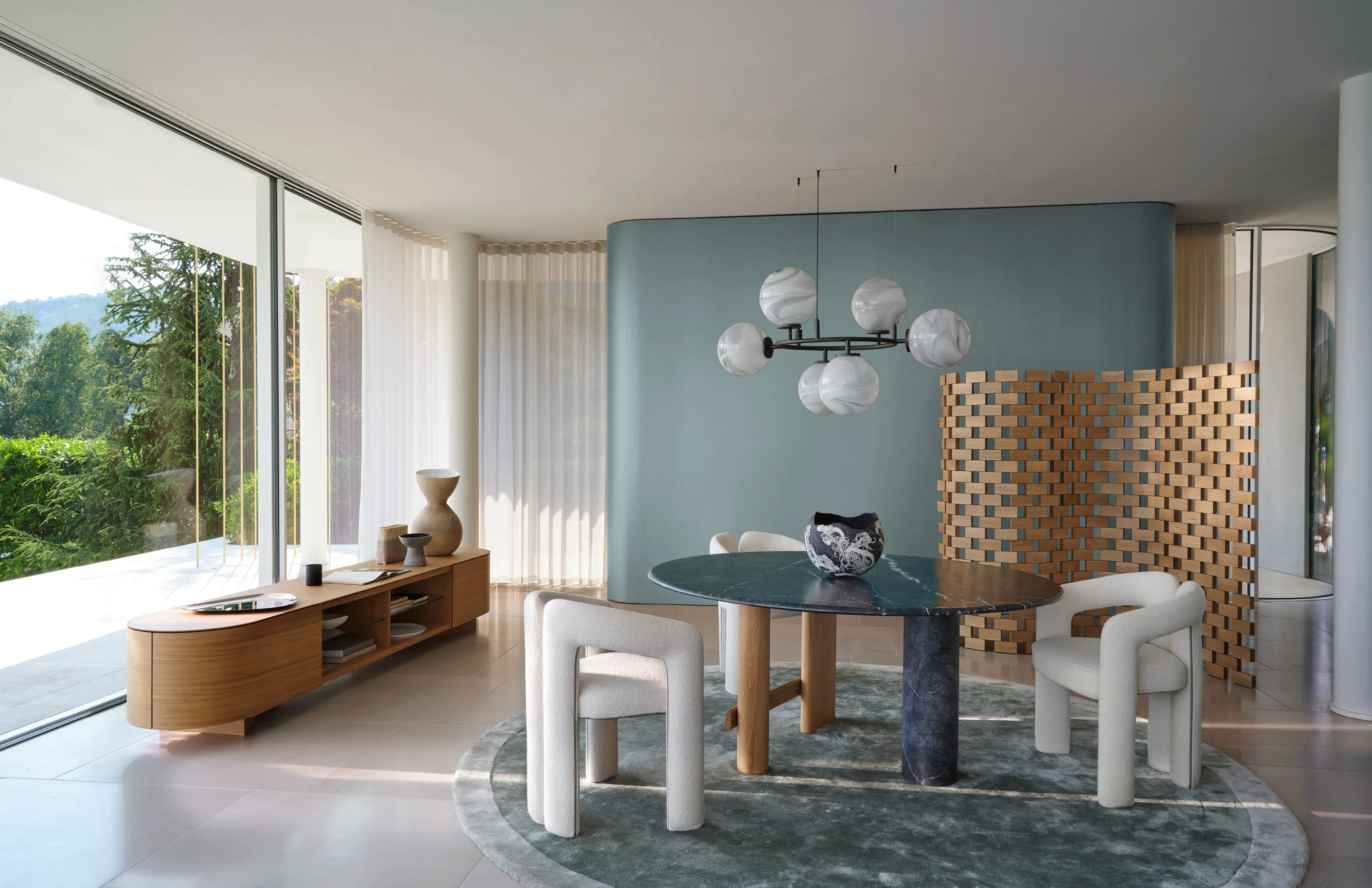 Paravent Ambassade Wood In Context By Cassina 1 For Donzelli