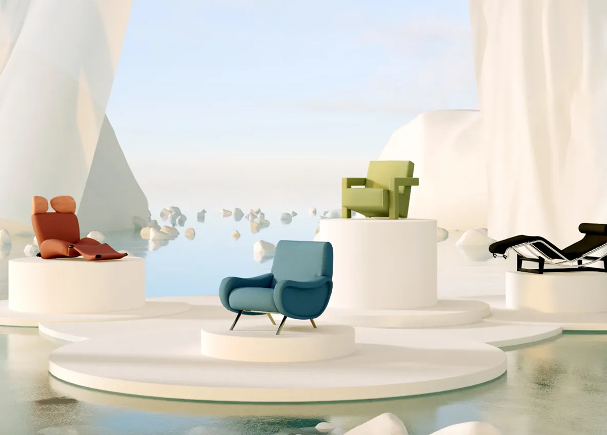 Utrecht Armchair In Context By Cassina 21 For Donzelli
