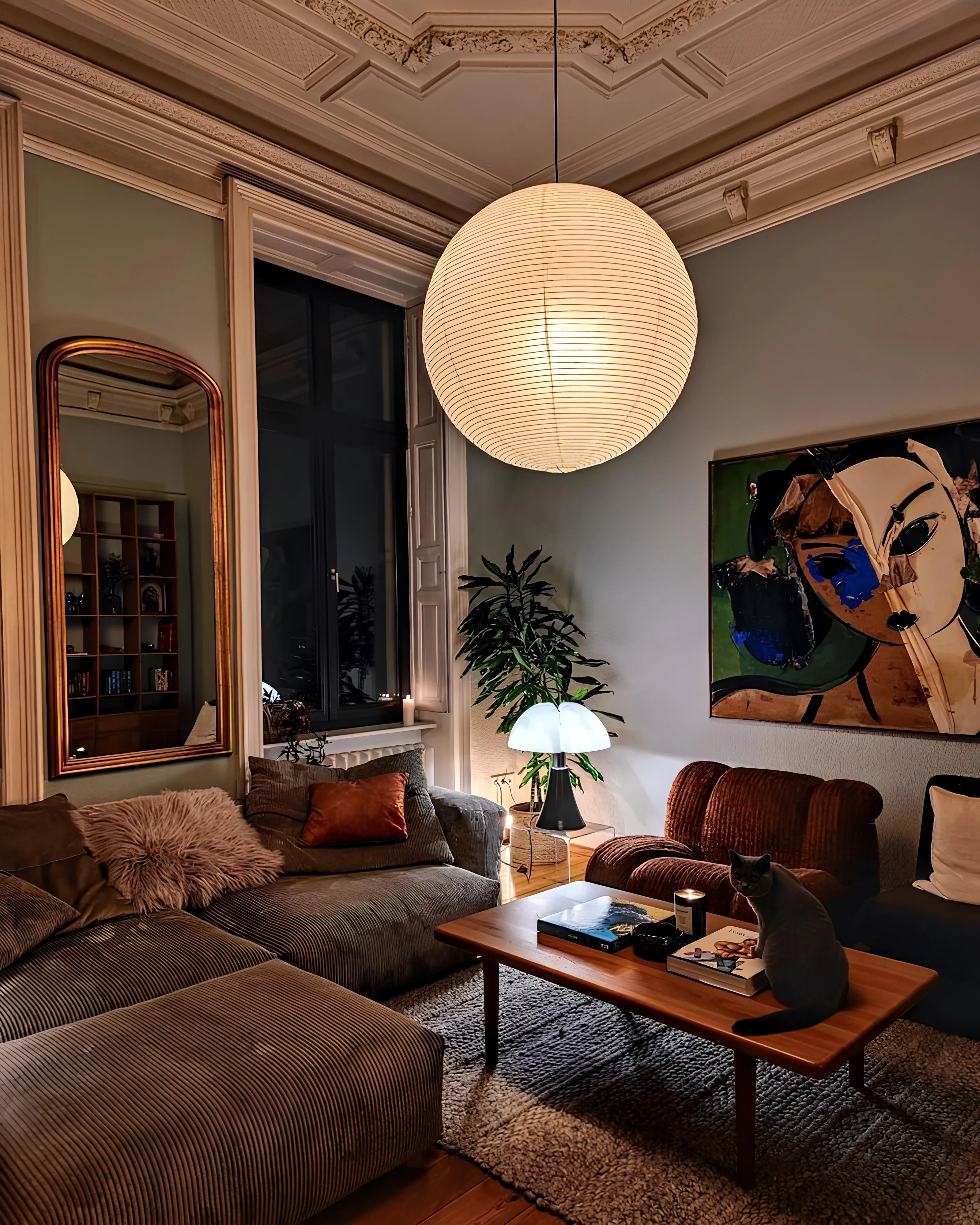 pipistrello lamp by martinelli luce in living room 14 for donzelli