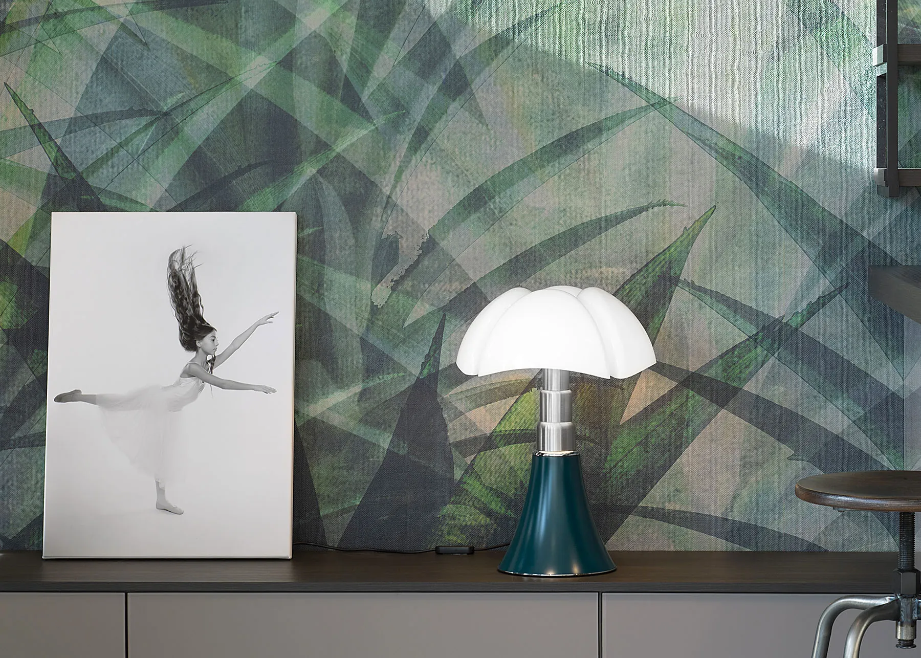 pipistrello lamp by martinelli luce in living room 3 for donzelli