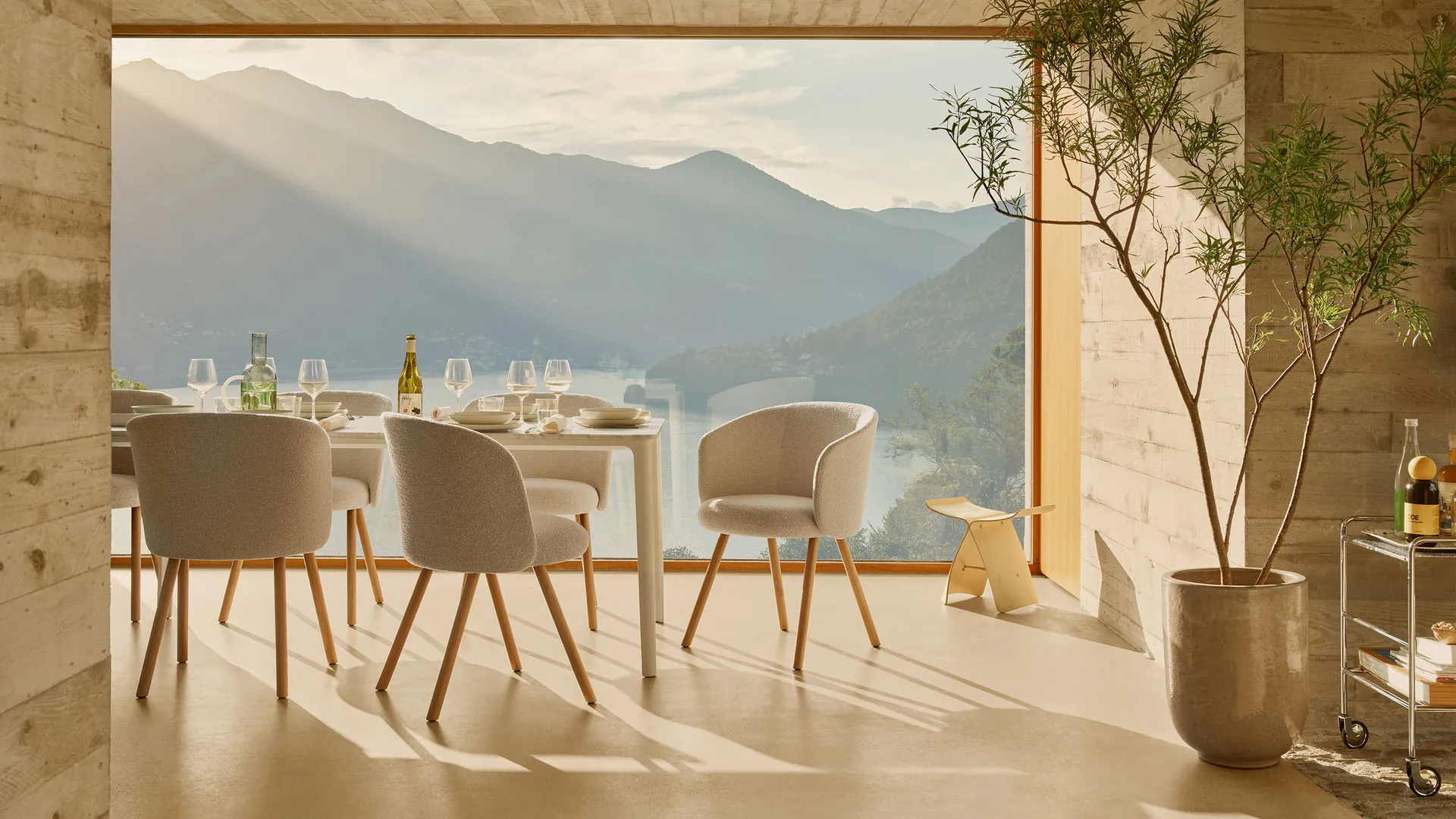 Butterfly Stool Wood In Context By Vitra 13 For Donzelli